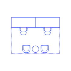 Layouts Private Offices Shared Pair Wall Guest Vinyl Cutting Svg File, Free Vectors File